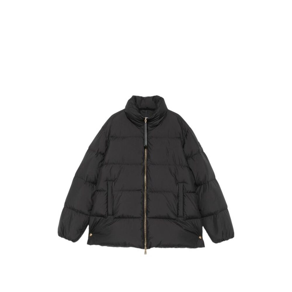 Moncler Black Jackets - Puffer Jackets Women